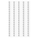 Paper Poetry Strass Sticker, 4 mm, 95 Stck, Crystal