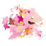 Konfetti Blten mit Metallic-Folie, Rosa Mix, 20 g