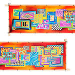 Gutta-Schal 160x32, Pong� 08, Motiv Myth