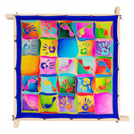 Gutta-Tuch 55x55, Pong� 08, Motiv Hands & Feet