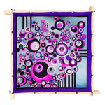 Gutta-Tuch 55x55, Pong� 08, Motiv Circular