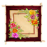 Gutta-Tuch 55x55, Pong� 08, Motiv Rose