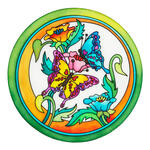 Gutta-Fensterbild 20cm, Pong� 08, Betty