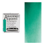 Akademie-Aquarellfarbe 1/2 Napf, Brilliantgrün