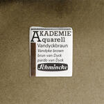 Akademie-Aquarellfarbe 1/2 Napf, Vandyckbraun