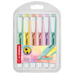 STABILO Textmarker swing cool, Pastell 6er Etui