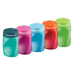 STABILO EASYsharpener, Ergonomischer Dosenspitzer fr Rechtshnder - Verschiedene Farben