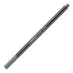 STABILO Pen 68, Premium-Filzstift Metallic, Silber
