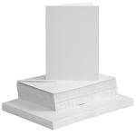 Karten und Kuverts, 10,5 x 15 cm, 50 St�ck - Verschiedene Farben