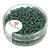 Rocailles, 2,6 mm ø, mit Silbereinzug, 16g, jade