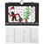 Ewiger Kalender, 5 St�ck, Gr��e 19x23 cm, Ausschnitt ca. 15,3x9,2 cm, 180 g Bild 4