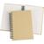 Notizbuch mit Spiralbindung, A6, Blatt 105x148 mm, 60 g, Braun