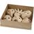 Masken Blanko aus Pappmach, 6 Motive, 60 Stck - Masken-Set aus Pappmach, 60 Stck
