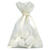 Organzas�ckchen, Creme, 12 x 17 cm, 6 St�ck