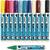 Glas- und Porzellanmalstift, 12 St�ck, Strichst�rke 2-4 mm, Deckend, Sortierte Farben
