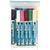 Glas- und Porzellanmalstift, 12 St�ck, Strichst�rke 2-4 mm, Deckend, Sortierte Farben Bild 2
