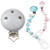 SALE Schnulli-Ketten-Clip, Grau, 37x11,5mm, 1 Stk.