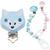 SALE Schnulli-Ketten-Clip Fuchs, H.blau, 37x11,5mm 1Stk. - Clip Fuchs Hellblau