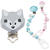 SALE Schnulli-Ketten-Clip Fuchs, Hellgrau, 37x11,5mm 1 Stk. - Clip Fuchs Hellgrau
