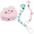 SALE Schnulli- Wolke, Ros/Pink, 30x20x10mm, 2 Stk. - Wolke Ros/Pink