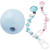 SALE Schnulli-Sicherheits-Perle, Hellblau, 12mm, 10 Stk - Hellblau