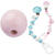SALE Schnulli-Sicherheits-Perle, Ros, 12mm, 10 Stk - Ros