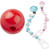 SALE Schnulli-Sicherheits-Perle, Rot, 12mm, 10 Stk - Rot