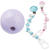 SALE Schnulli-Sicherheits-Perle, Flieder, 12mm, 10 Stk - Flieder