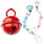 SALE Schnulli-Glckchen/Schelle, Rot, 15mm, 2 Stk. - Rot
