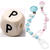 SALE Schnulli-Buchstaben-Wrfel, P, 10mm, 1 Stk. - P