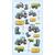 NEU SOFTY 3-D Sticker / Aufkleber, Traktor / Bauernhof, 1 Bogen