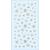 NEU SOFTY 3-D Sticker / Aufkleber, Stern, silber, 1 Bogen