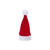 NEU Miniatur Nikolaus-Mtze, 2 Stck, rot-wei, ca. 4 x 7 cm - Mini Nikolaus Mtze