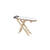 NEU Miniatur Bgelbrett aus Holz, ca. 9,8 x 2,3 x 7 cm