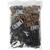 Klickverschluss, L�nge 29mm, Breite 15mm, Lochgr��e 3x11mm, Schwarz, Braun, Grau, 100 St�ck Bild 2
