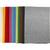 Bastelfilz, Gr��e 42x60 cm, Dicke 3 mm, Farbmix, 12 St�ck sortierte Farben