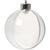Deko-Kugeln, 5 St�ck, Durchmesser 8 cm, Transparent