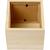 Stiftebeh�lter aus Holz, 1 St�ck , Gr��e 10x10x10 cm, Ausschnitt 6,2x6,2 cm Bild 2