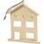 Schl�sselbrett in Hausform, 1 St�ck, Gr��e 20x2x17 cm