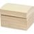 Schatzkiste aus Holz, 1 St�ck, 8x6x4,5 cm
