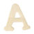Holz-Buchstaben, 4 cm, A - A