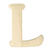 Holz-Buchstaben, 4 cm, L - L