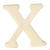 Holz-Buchstaben, 4 cm, X - X