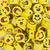 Motivperlen, 200 St�ck, Emojis, Durchmesser 10 mm, Lochgr��e 1,5 mm
