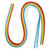 SALE Papier fr Quilling, 50x0,6cm, 100St., regenbogen - Quilling-Papier, 50x0,6 cm, 100 Stck