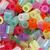 B�gelperlen Medium, Gr��e 5x5mm, Lochgr��e 2,5mm, Glitter-Farben, 30.000 St�ck je Packung