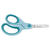 NEU Kinderschere Softgrip Kids fr Linkshnder, 13 cm, runde Spitze, Trkis