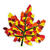 Blanko-Motiv Herbstblatt aus Fotokarton, 300g/qm, 20 Stck, 22,5 x 21 cm Bild 2