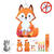 Laternen-Bastelset Fuchs, inkl. Stanzteile, Transparentpapier und Laternenbgel Bild 4