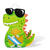 Laternen-Bastelset Dino, inkl. Stanzteile, Transparentpapier und Laternenbgel Bild 3